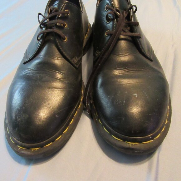 Mens Vtg Dr Martens 14046 Lace Up Loafers / Shoes Sz 12 Black main image 5